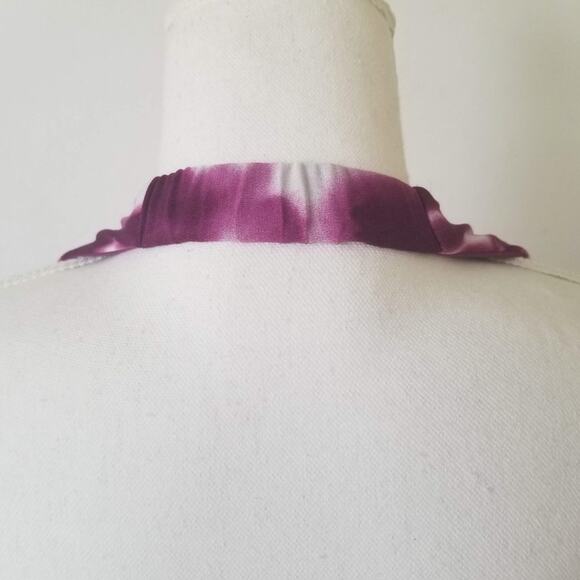 Bisou Bisou - Michele Mombot Purple tie dye maxi dress, Size:10 - Picture 6 of 9